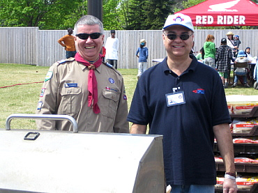 Councillor Ainslie at CPLC Picnic